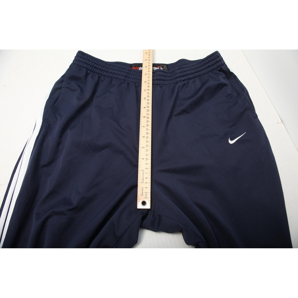 Nike Basketball Pants Mens XL Navy Warm Up Track Zip Leg Tearaway Polyester - Picture 10 of 15